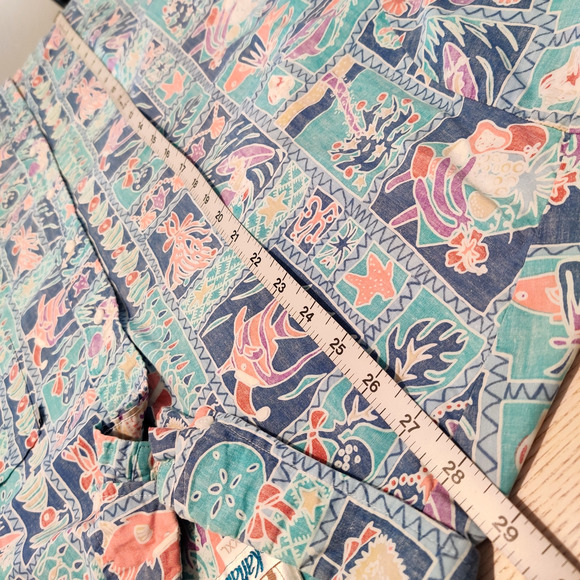 Kahala Christmas Aloha Shirt Mens XXL Cotton Reverse Print Hawaiian Surfin Santa - Picture 13 of 13